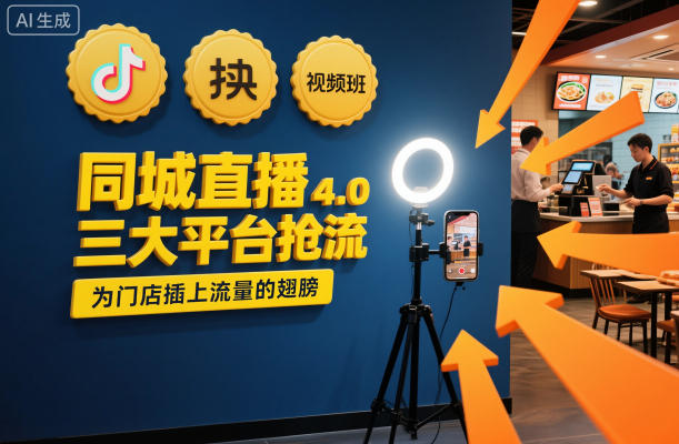 同城直播实操班4.0，三大平台抢流，为门店插上流量的翅膀-创客聚集地