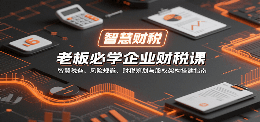 老板必学企业财税课：智慧税务、风险规避、财税筹划与股权架构搭建指南-创客聚集地