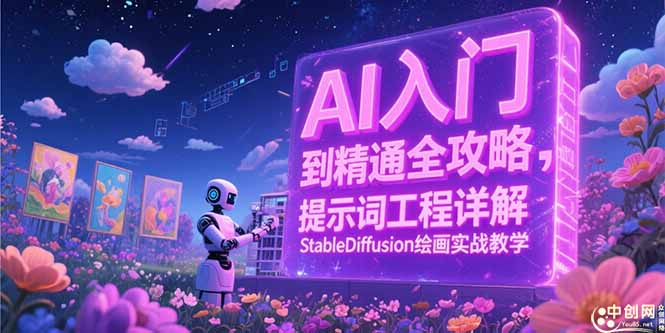 AI入门到精通全攻略，提示词工程详解，StableDiffusion绘画实战教学-创客聚集地