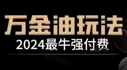 2024最牛强付费，万金油强付费玩法，干货满满，全程实操起飞(更新12月)-创客聚集地