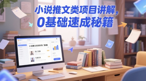小说推文类项目讲解，0 基础速成秘籍-创客聚集地