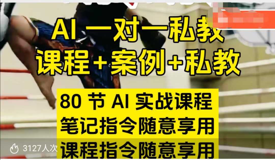 AI指令实战课，课程+案例，80节AI实战课程，笔记指令随意享用，课程指令随意享用(更新7月)-创客聚集地