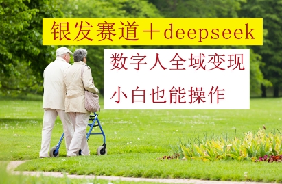 银发赛道+deepseek数字人全域变现，小白也能操作-创客聚集地