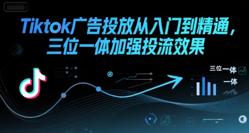 Tiktok广告投放从入门到精通，三位一体加强投流效果-创客聚集地