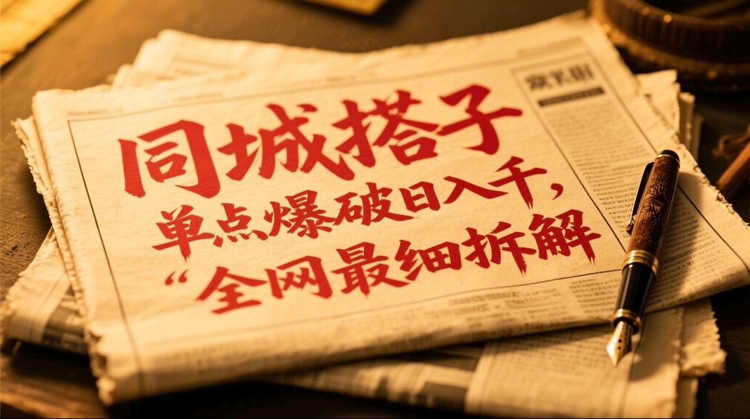 同城搭子群19.9单点爆破日入千，搭子组局月入万，全网最细拆解-创客聚集地