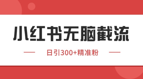小红书截流同行客源，独家野路子获客玩法 日引200+暴力获客【揭秘】-创客聚集地