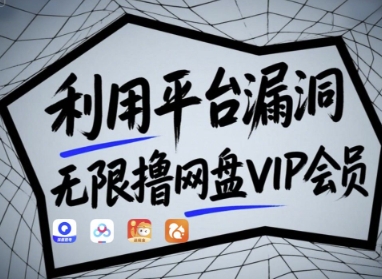 利用平台漏洞，无限撸网盘VIP会员，用户亲测有效!【漏洞原理+操作演示】-创客聚集地