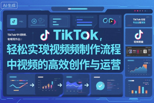 TikTok中视频制做流程，轻松实现Tk中视频的高效创作与运营-创客聚集地