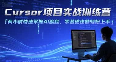 Cursor项目实战训练营，两小时快速掌握AI编程，零基础也能轻松上手-创客聚集地