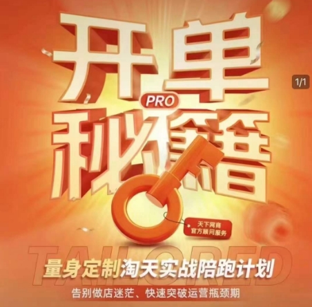 淘宝开单秘籍PRO，量身定制淘天实战陪跑计划，告别做店迷茫、快速突破运营瓶颈期(更新)-创客聚集地