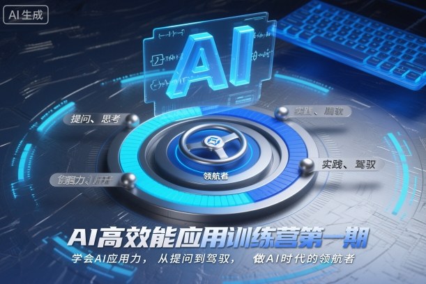 AI高效能应用训练营第一期，学会AI应用力，从提问到驾驭，做AI时代的领航者-创客聚集地
