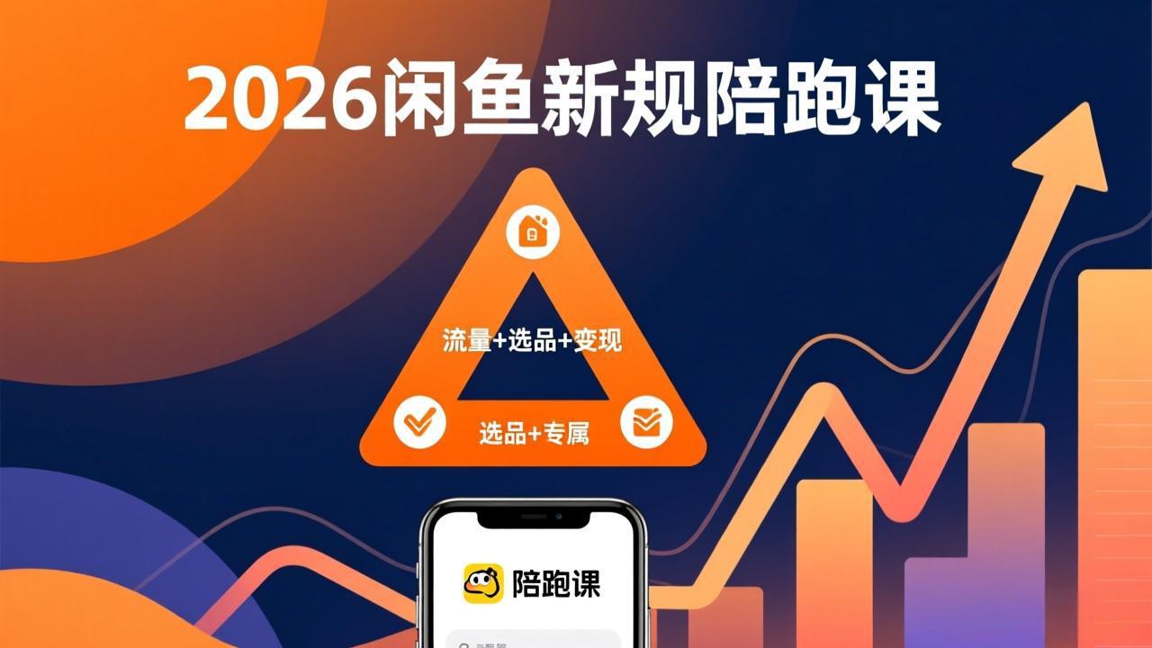 2026闲鱼高阶陪跑课全新上线,带你吃透新规玩转选品流量,从零搭建稳定变现盈利体系-创客聚集地