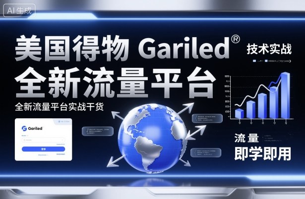 美国得物Gariled技术实战，全新流量平台​实战干货，即学即用-创客聚集地
