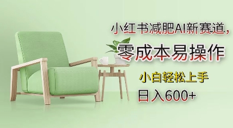 小红书减肥AI新赛道，零成本易操作，日入多张，小白轻松上手【揭秘】-创客聚集地