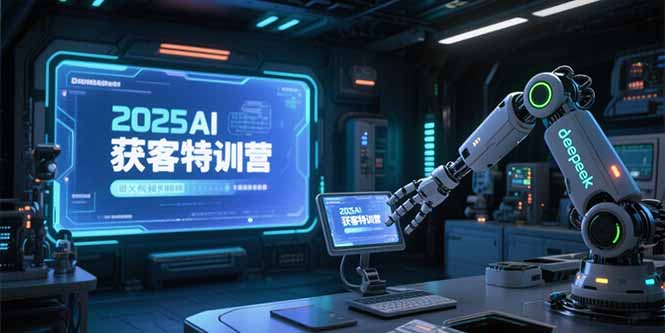 2025AI获客特训营，AI图文视频全制作，deepseek工具实操教学-创客聚集地