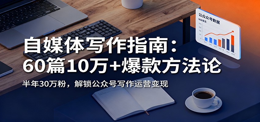 自媒体写作指南：60篇10万+爆款方法论，半年30万粉，解锁公众号写作运营变现-创客聚集地