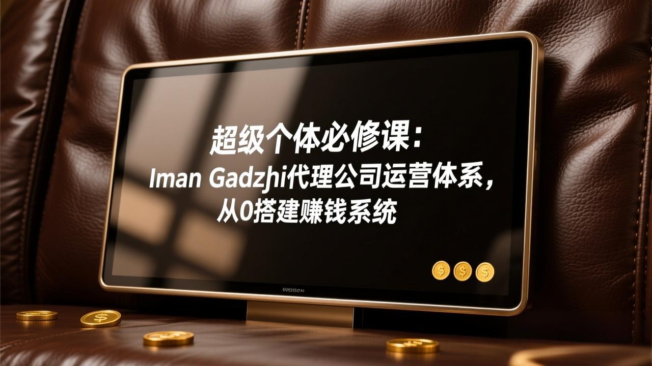 超级个体必修课：Iman Gadzhi代理公司运营体系，从0搭建赚钱系统-创客聚集地