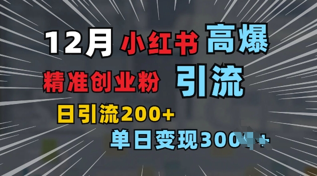 小红书一张图片“引爆”创业粉，单日+200+精准创业粉 可筛选付费意识创业粉【揭秘】-创客聚集地