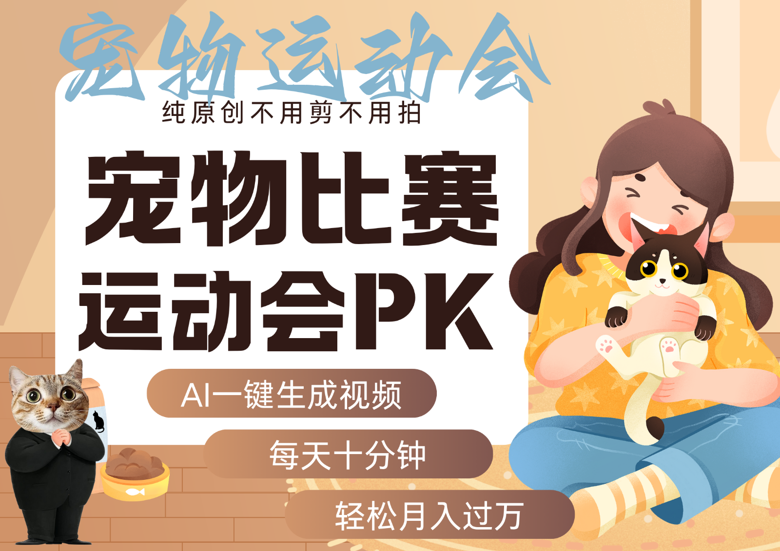 AI萌宠运动员跳水 射击 篮球 足球比赛 每天十分钟 附详细提示词文案库 代替做...-创客聚集地