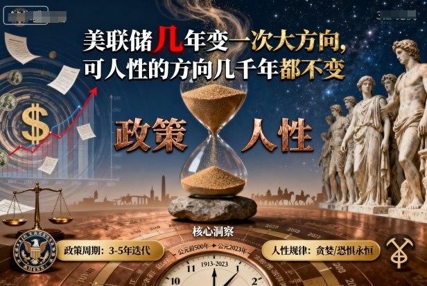 付费文章：美联储几年变一次大方向，可人性的方向几千年都不变-创客聚集地