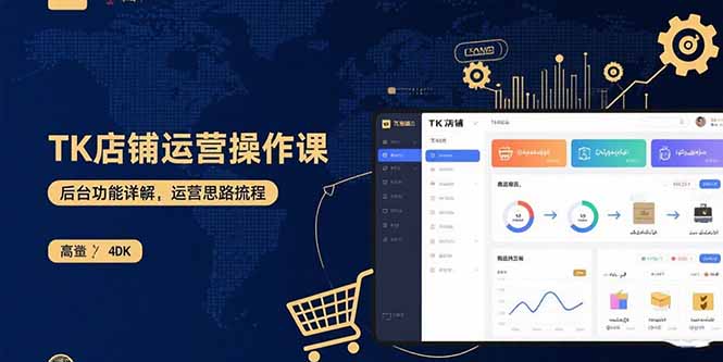 TK店铺运营实操课：后台功能详解，商品上架流程，运营思路拆解-创客聚集地