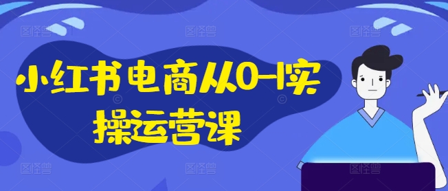 小红书电商从0-1实操运营课，小红书手机实操小红书/IP和私域课/小红书电商电脑实操板块等-创客聚集地