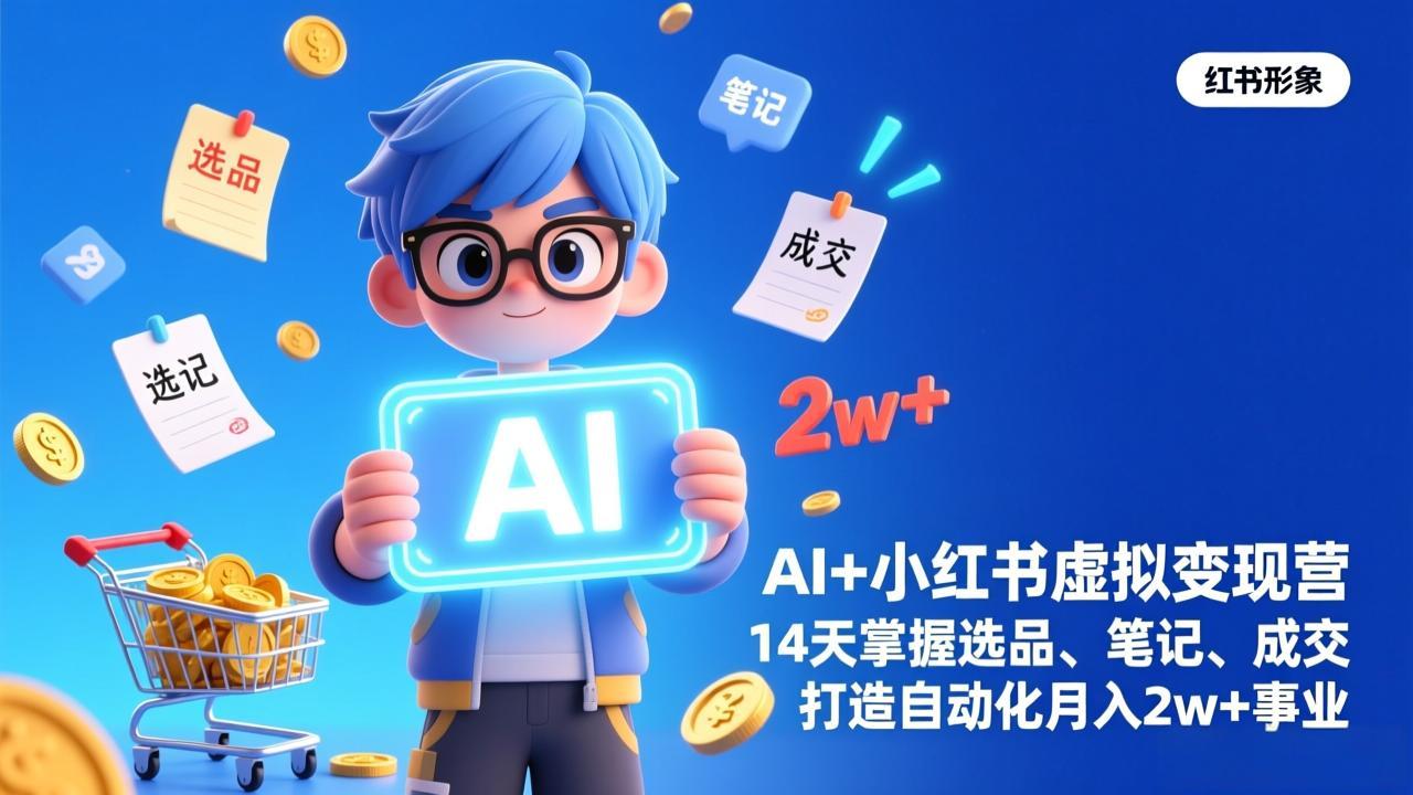 AI+小红书虚拟变现营(完结-创客聚集地