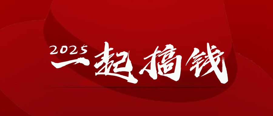2025年，请“不择手段”去搞钱!-创客聚集地