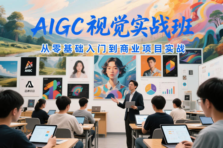 AIGC视觉实战班，从零基础入门到商业项目实战-创客聚集地